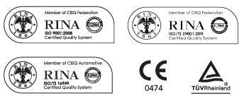 Certifications - Casalmaggiore