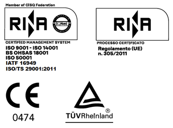 Certifications - Casalmaggiore